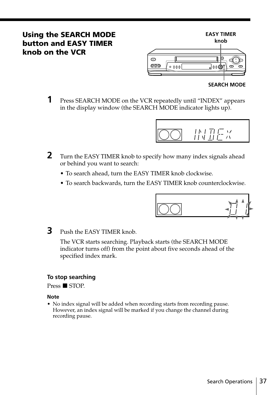 Sony SLV-ED818ME User Manual | Page 37 / 61