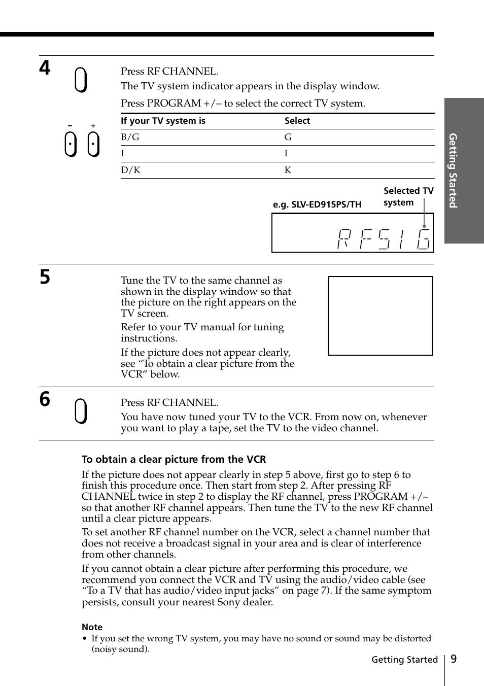 Sony SLV-ED818ME User Manual | Page 9 / 61