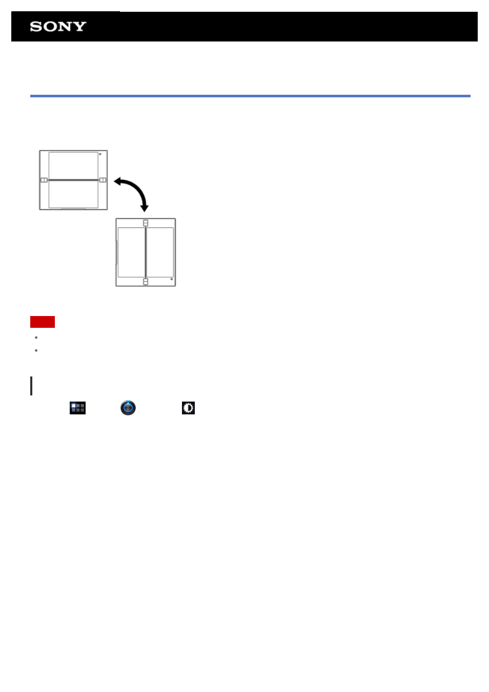 Rotating the screen | Sony SGPT21 User Manual | Page 65 / 168