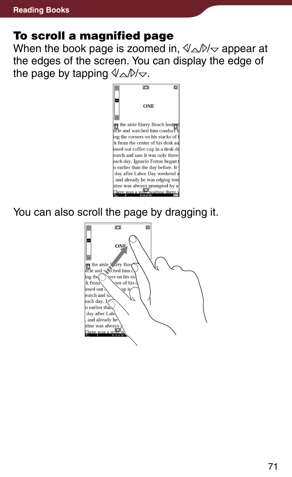 Or select a w | Sony Reader Daily Edition 4-174-983-12(1) User Manual | Page 71 / 202