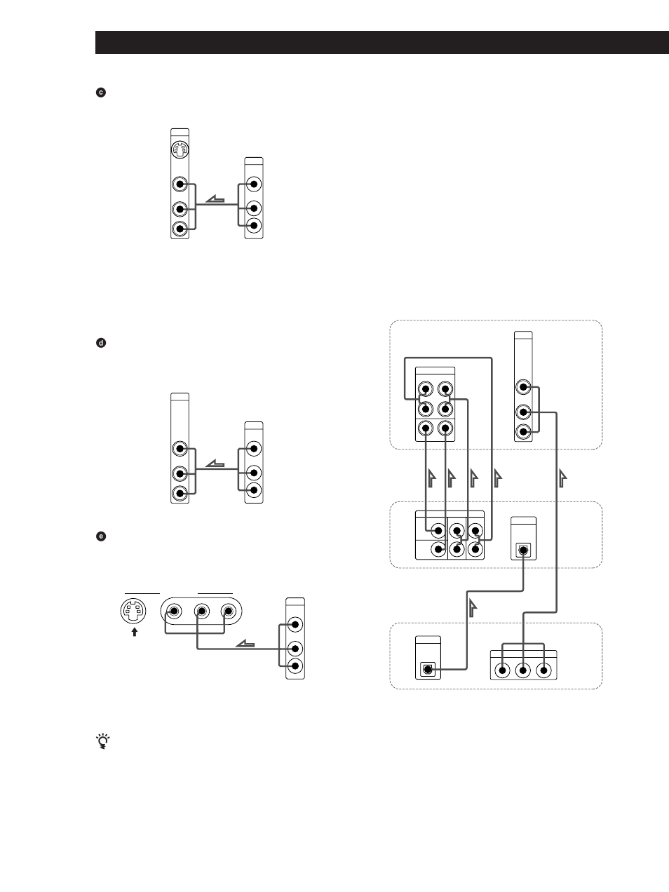 Hooking up the system, Receiver, Receiver tv tuner/dbs | Sony STR-DE1015G User Manual | Page 12 / 68