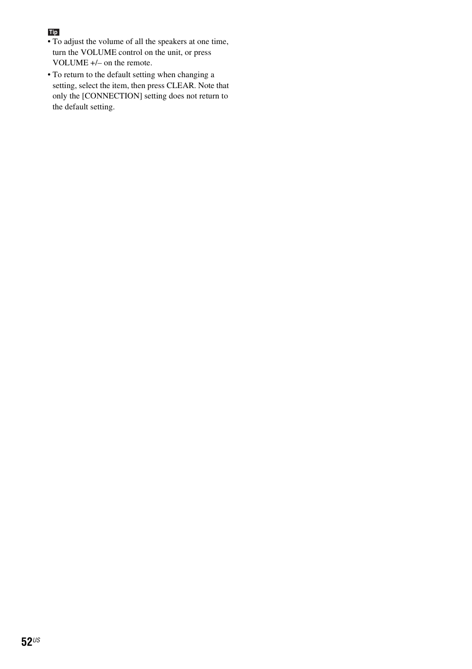 Sony Bravia Theater DAVHDZ273 User Manual | Page 52 / 92