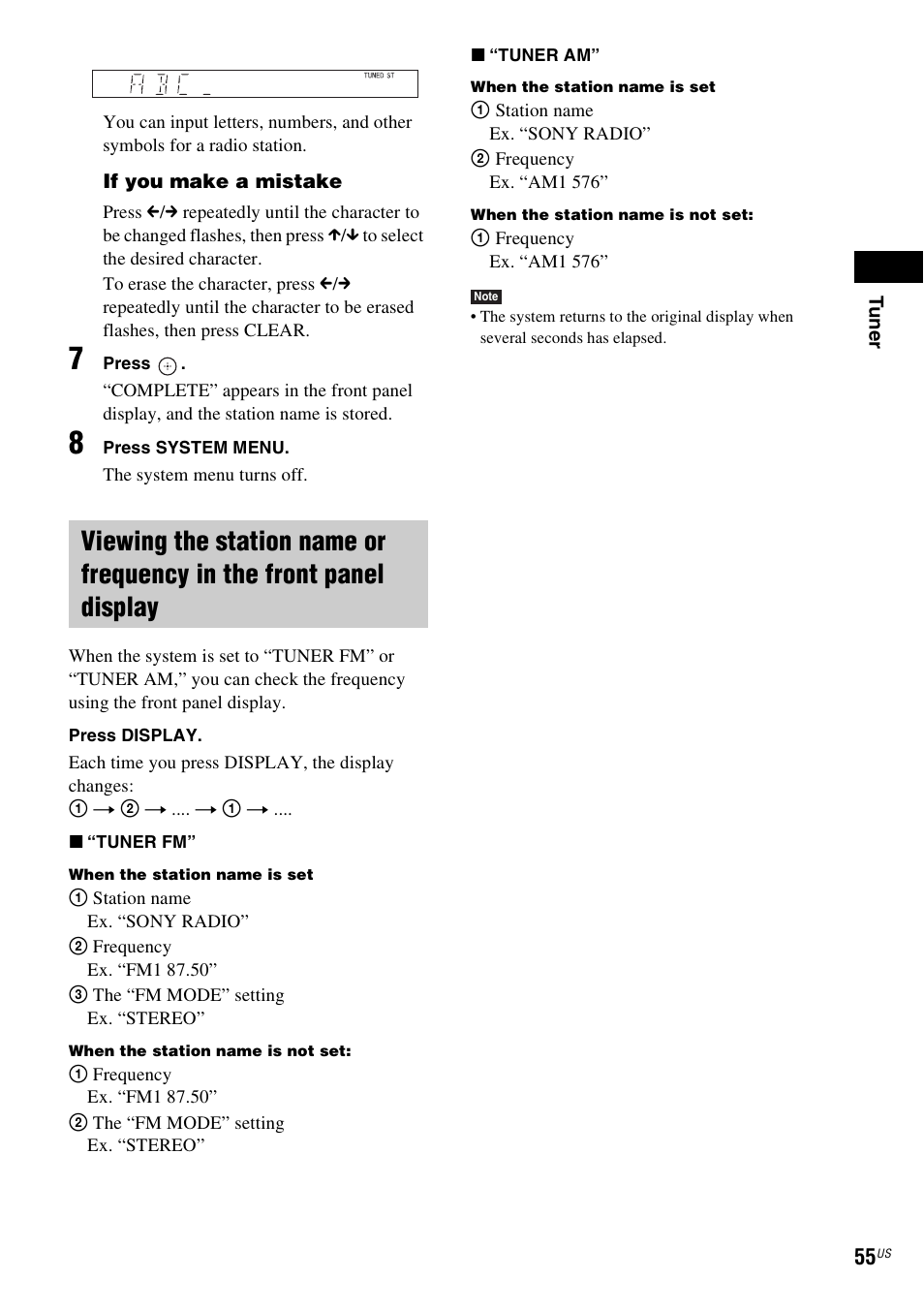 Sony Bravia Theater DAVHDZ273 User Manual | Page 55 / 92