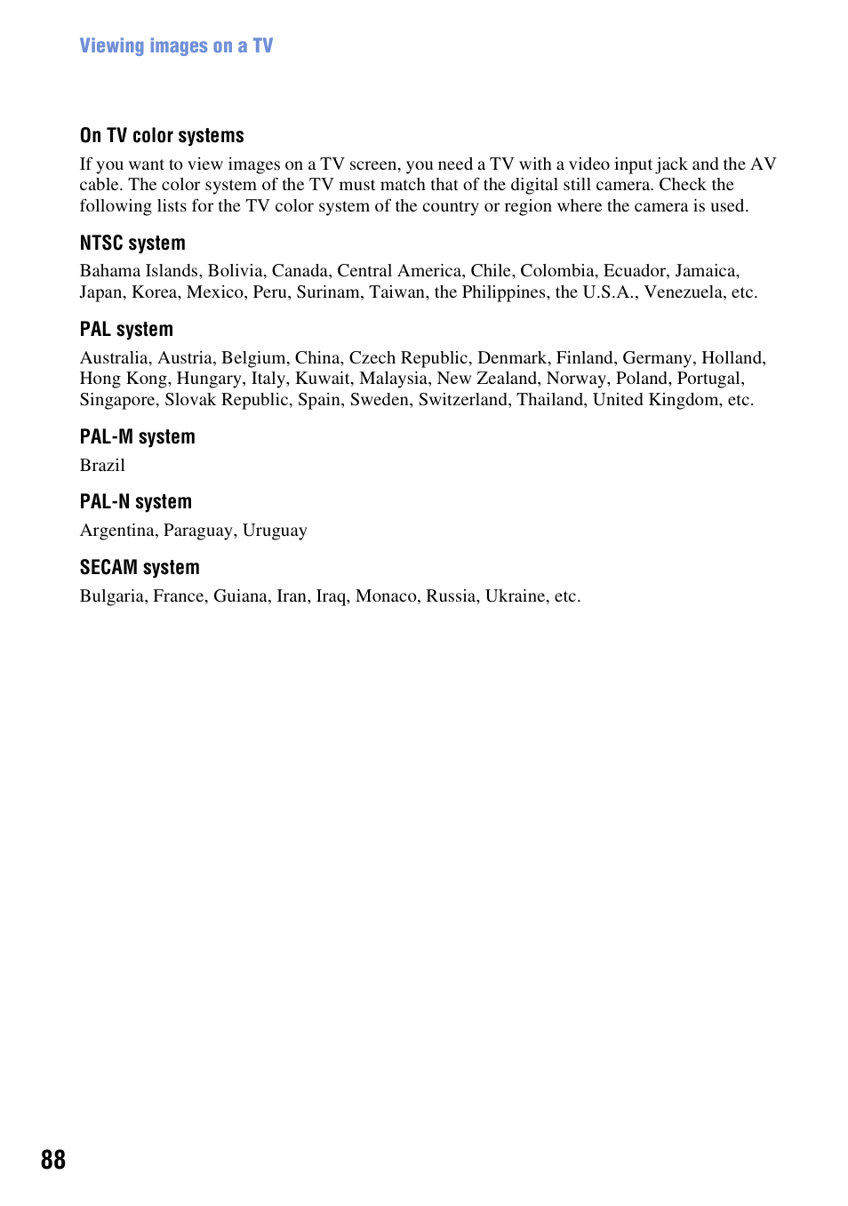 Sony Cyber-shot 3-700-727-12(1) User Manual | Page 88 / 135
