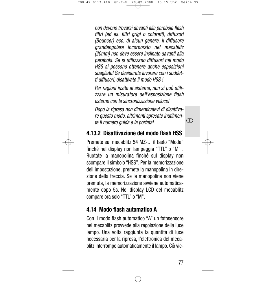 Sony Metz SCA 3302 M7 User Manual | Page 77 / 160