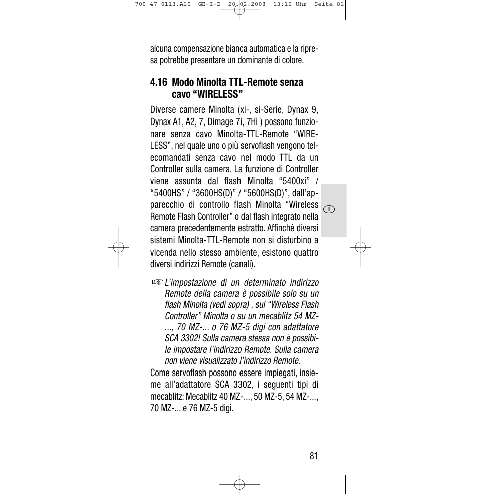 Sony Metz SCA 3302 M7 User Manual | Page 81 / 160