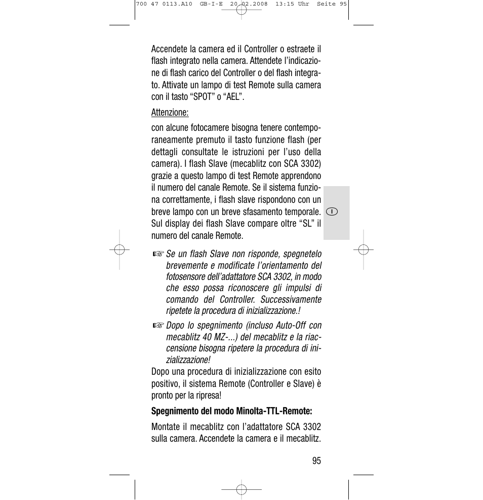 Sony Metz SCA 3302 M7 User Manual | Page 95 / 160