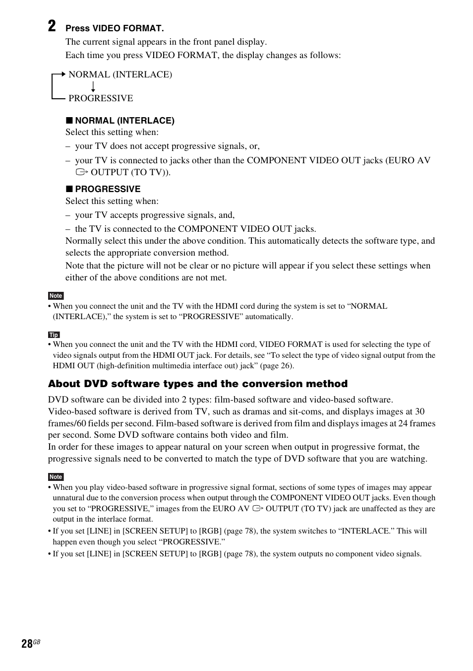 Sony DAV-DZ530 User Manual | Page 28 / 108