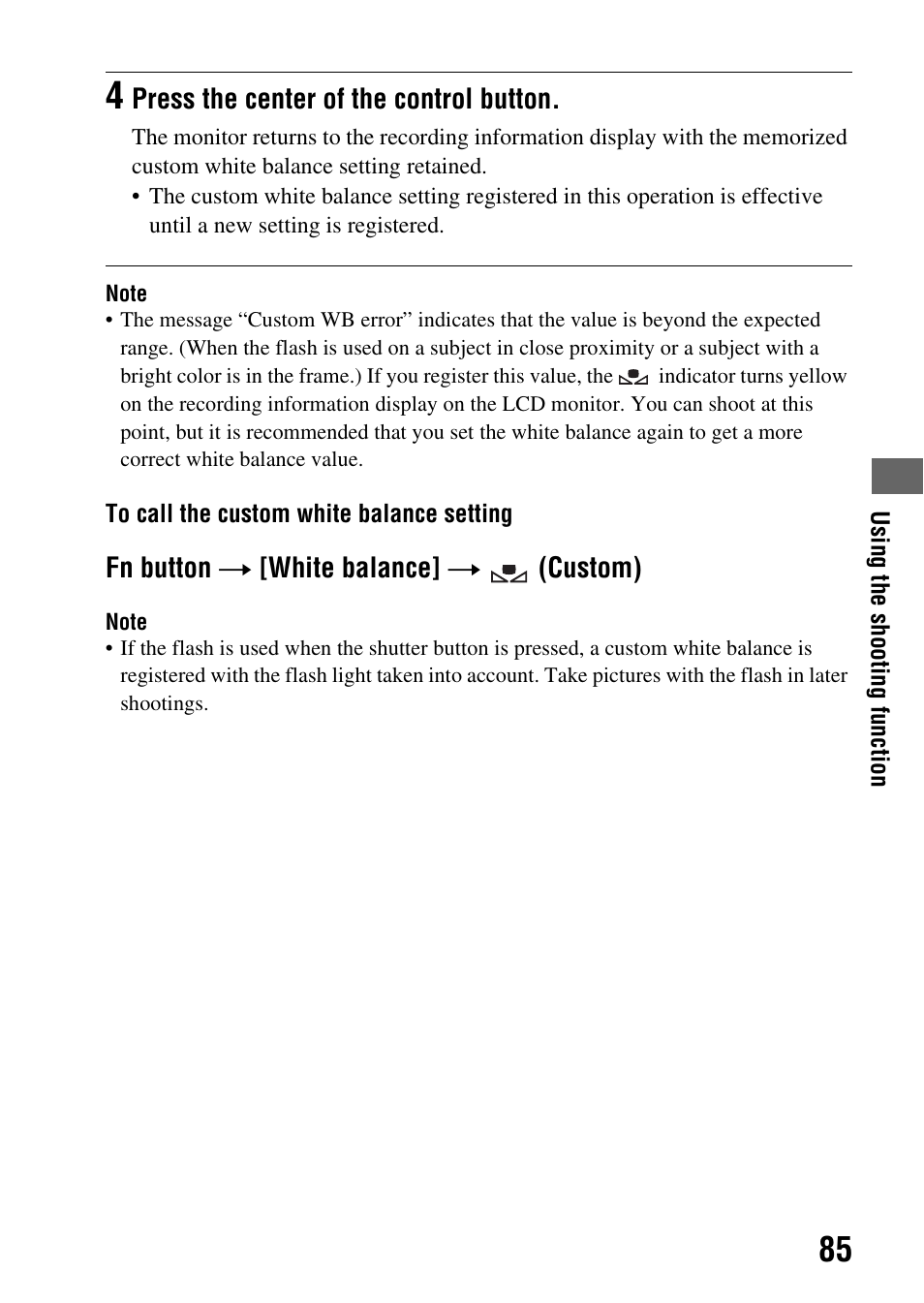 Sony Alpha 230 User Manual | Page 85 / 162