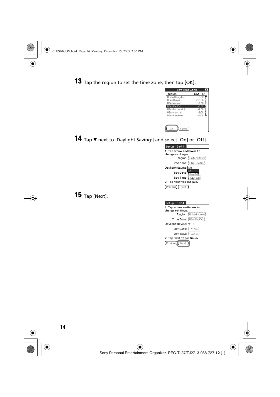 Sony PEG-TJ37 User Manual | Page 14 / 84