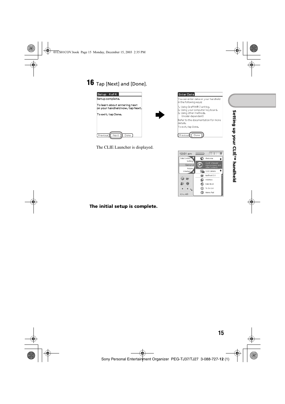 Sony PEG-TJ37 User Manual | Page 15 / 84