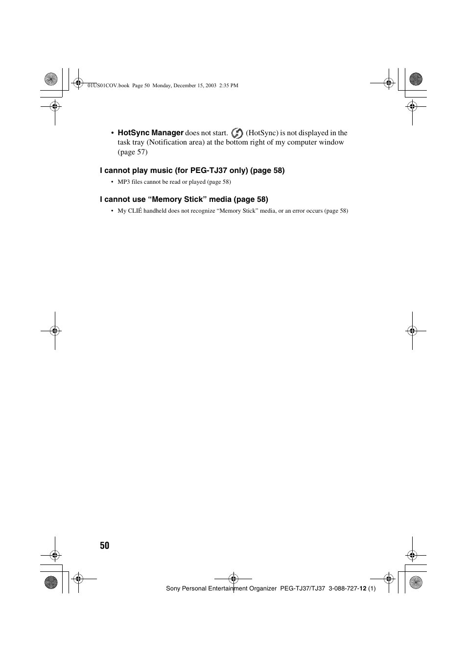 Sony PEG-TJ37 User Manual | Page 50 / 84