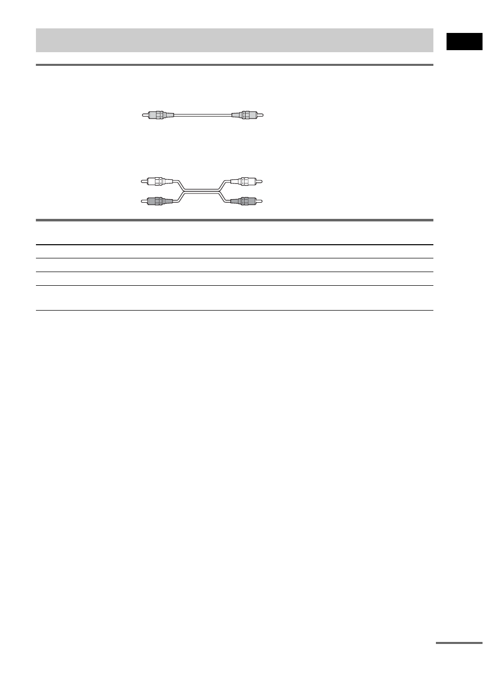 Step 3: tv and video component hookups, Required cords, Terminals for connecting video components | Step 3: tv and video component, Hookups, Ge tting star te d 23 | Sony DAV-FR1 User Manual | Page 23 / 108
