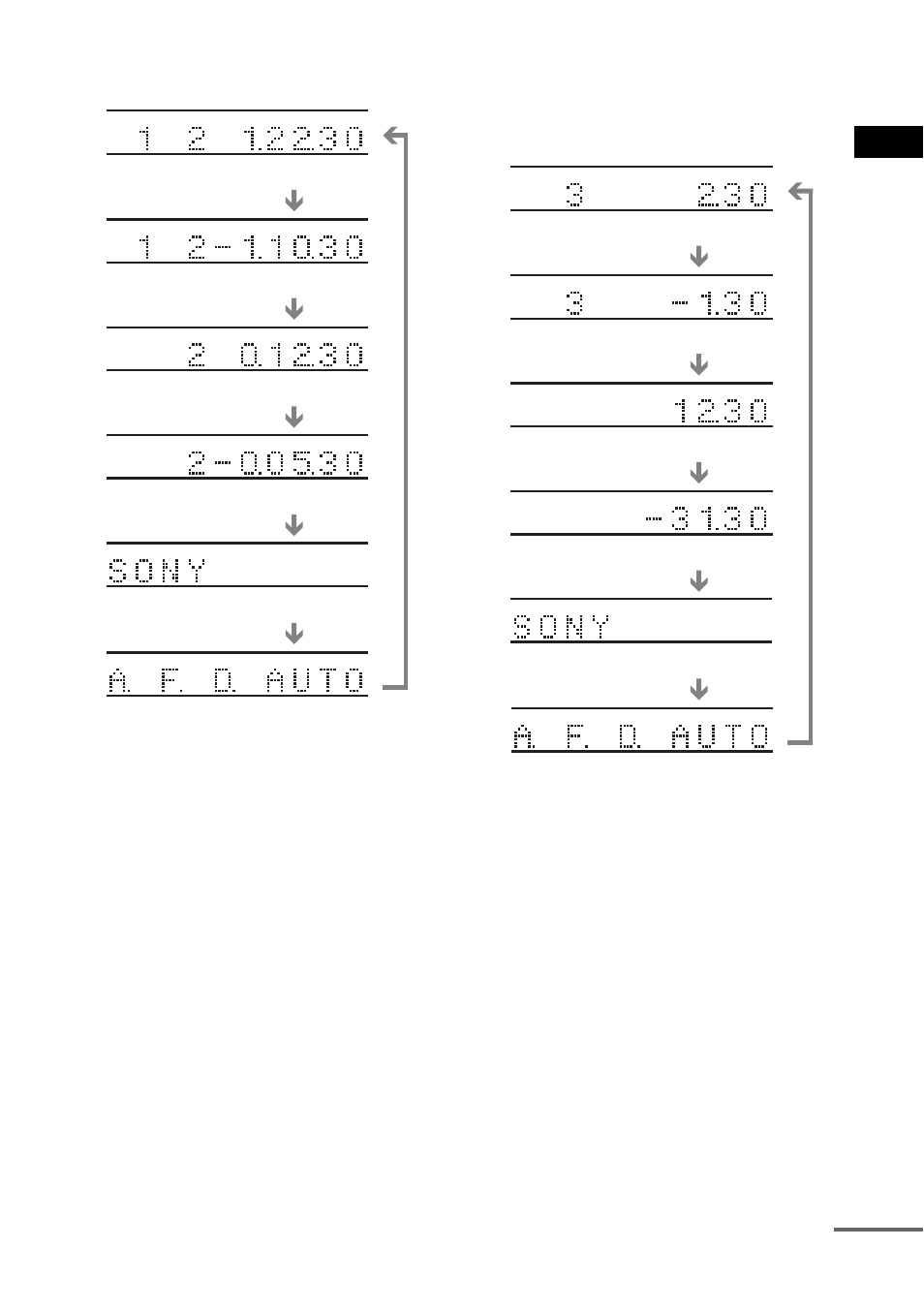 Pla y ing d iscs 47 | Sony DAV-FR1 User Manual | Page 47 / 108