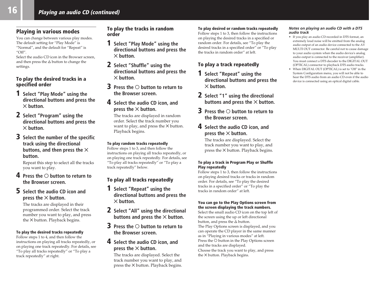 Sony SCPH-50011 User Manual | Page 16 / 64