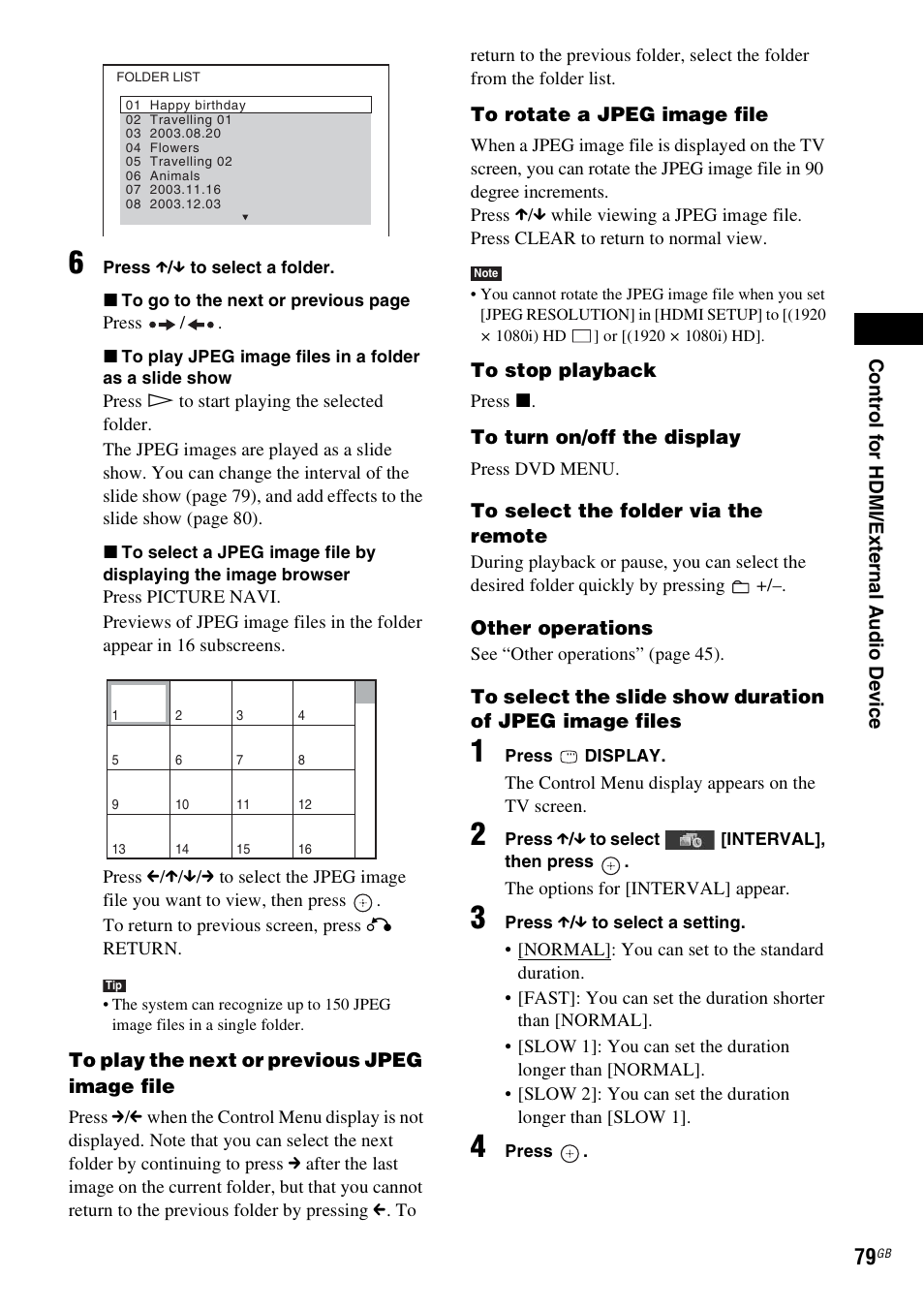 Sony DAV-DZ380W User Manual | Page 79 / 136