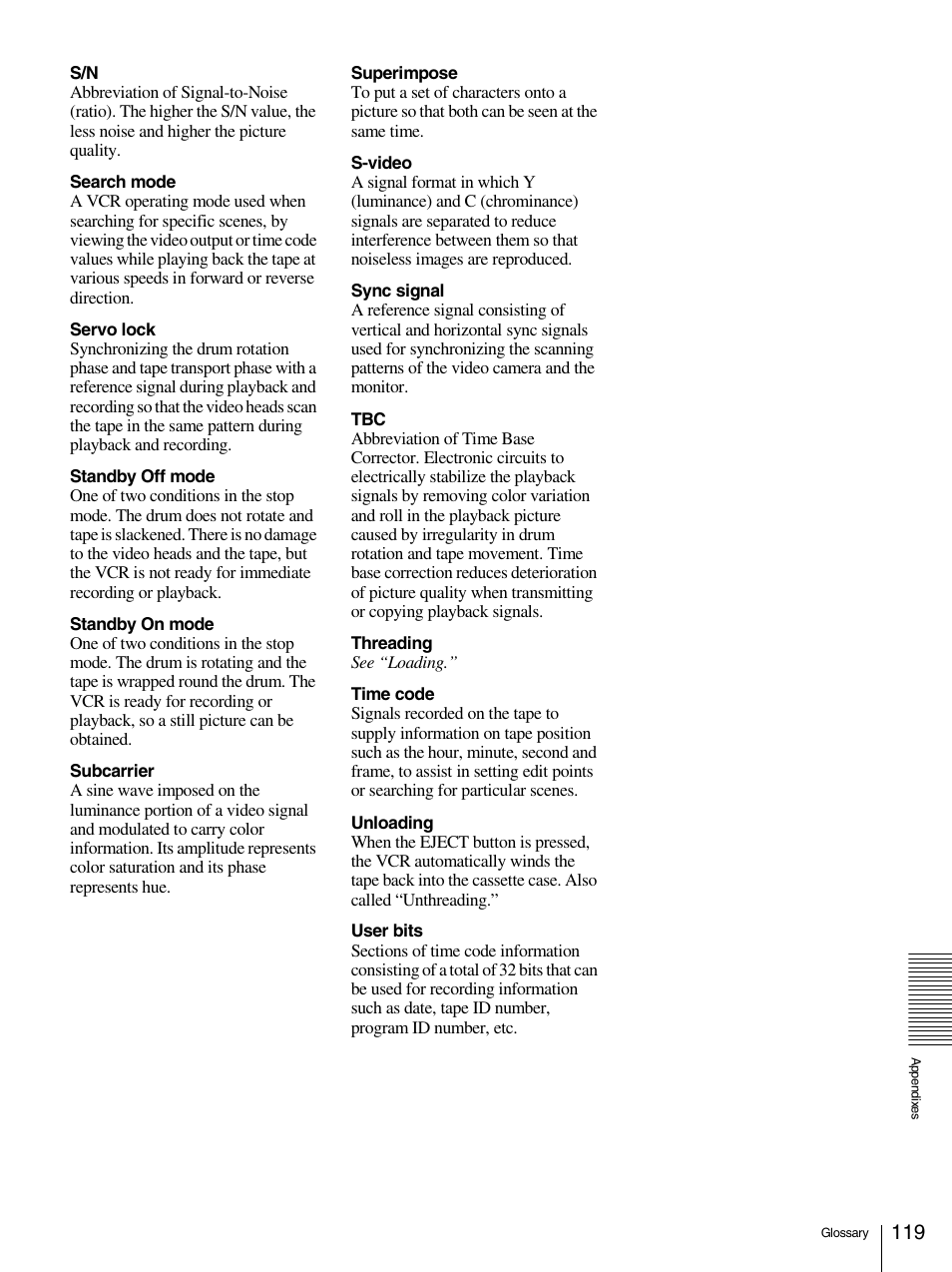 Sony 1500AP User Manual | Page 119 / 125