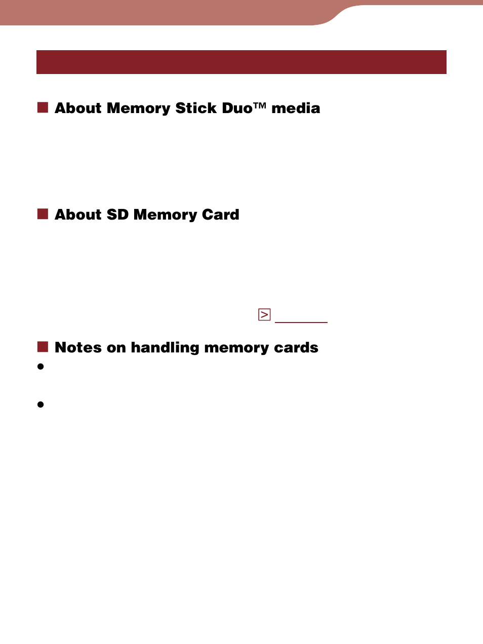Notes on memory cards | Sony Reader 4-153-621-14(1) User Manual | Page 179 / 190