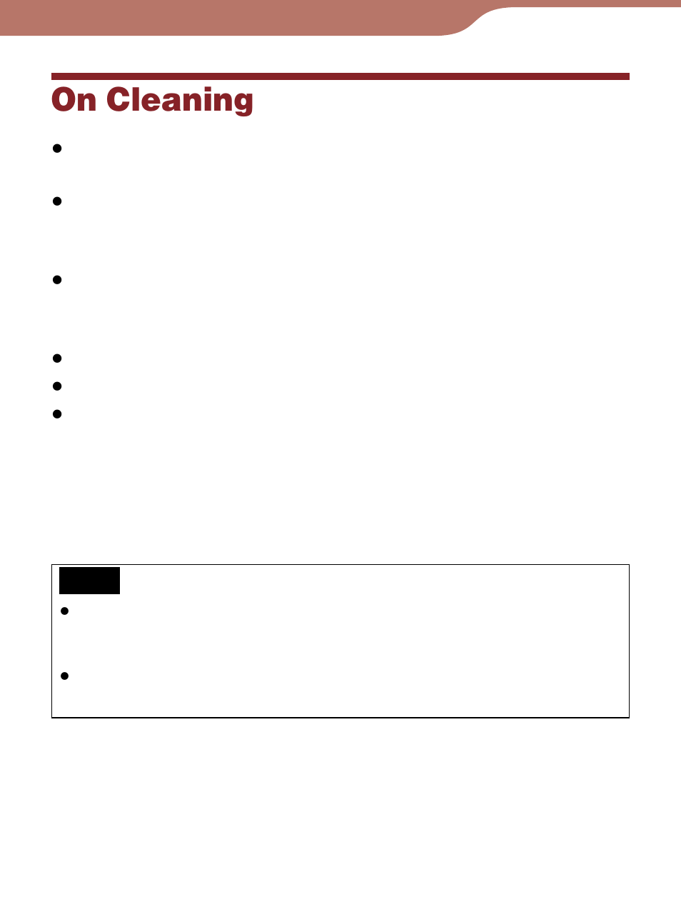 On cleaning | Sony Reader 4-153-621-14(1) User Manual | Page 182 / 190
