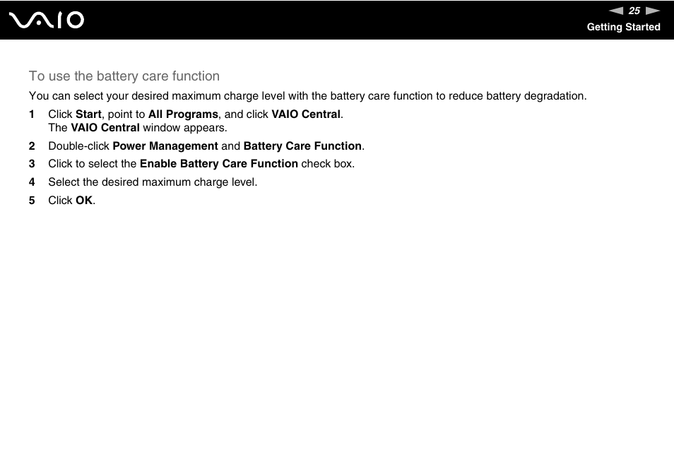 Sony VAIO VGN-SZ600 User Manual | Page 25 / 216