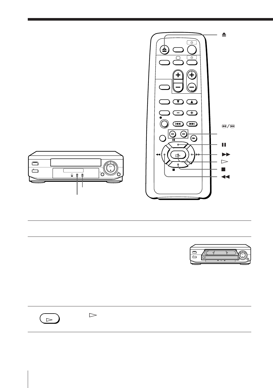 Playing a tape | Sony SLV-XA37SG User Manual | Page 10 / 24