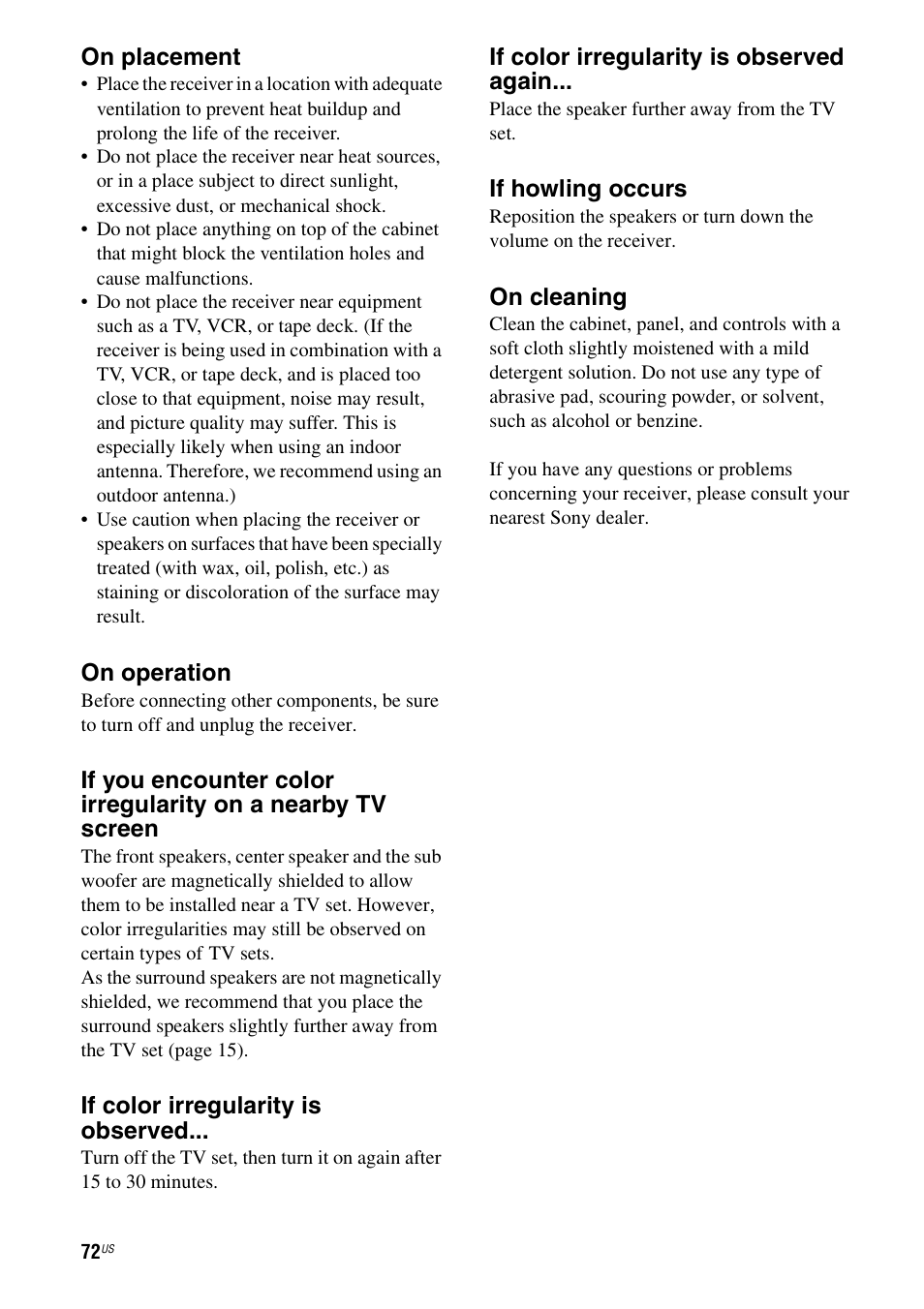 Sony HT-DDW990 User Manual | Page 72 / 80