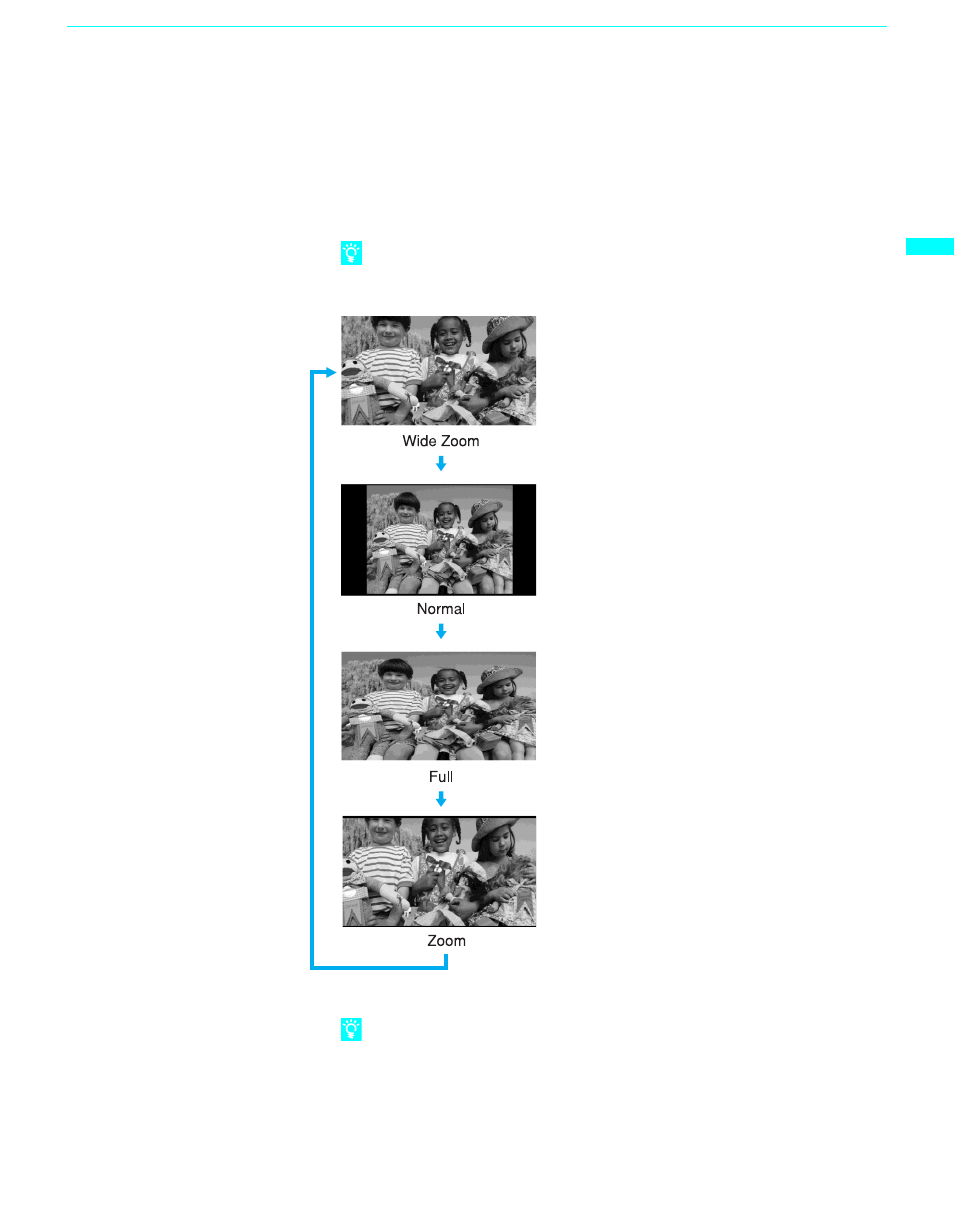 Using wide screen mode, Using wide | Sony KF-60XBR800 User Manual | Page 57 / 96