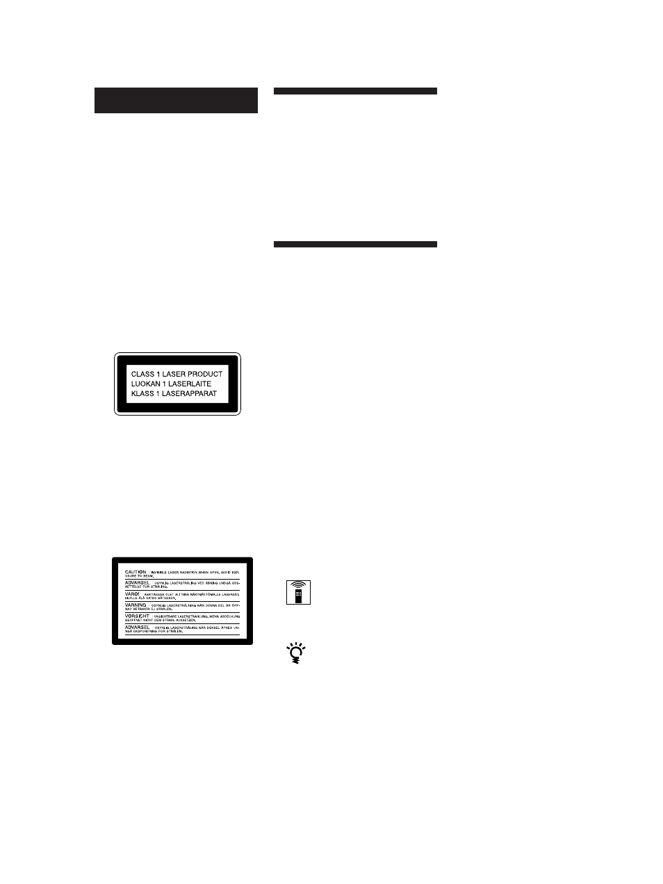 Bienvenue, A propos de ce manuel, Avertissement | Sony CDP-XA30ES User Manual | Page 30 / 112