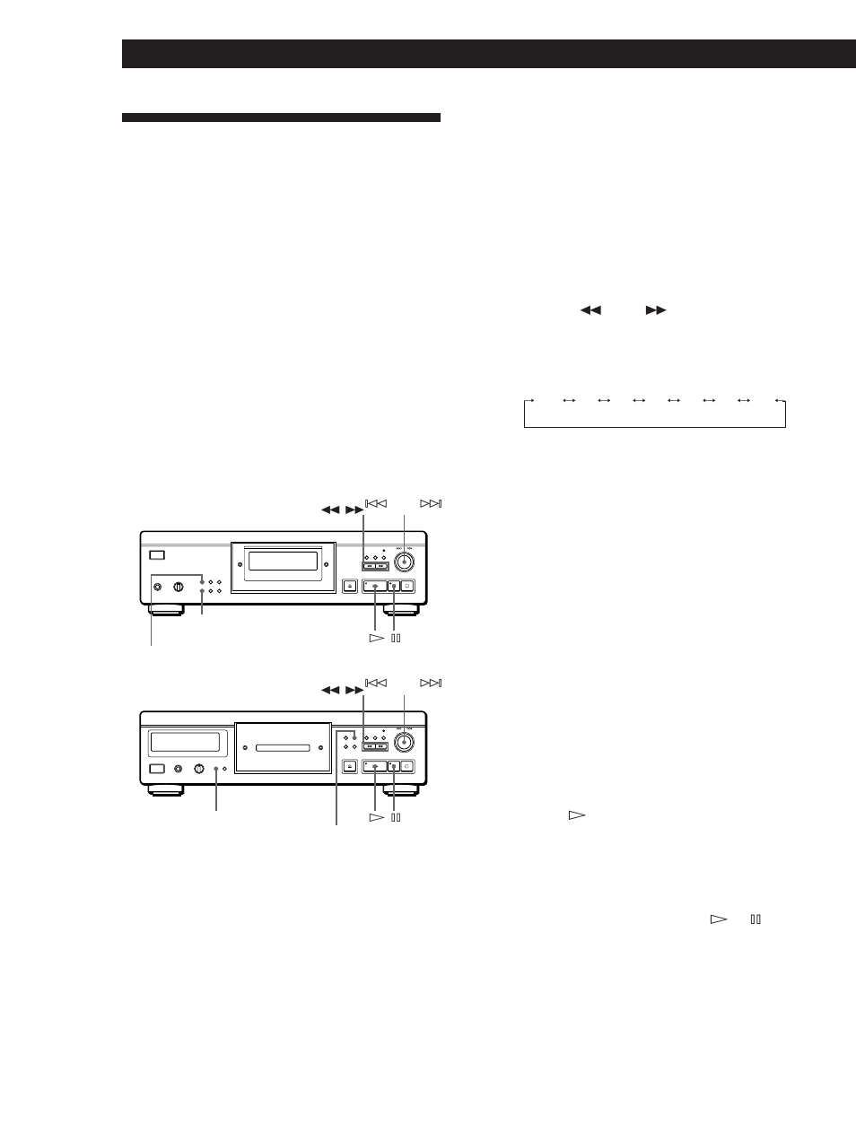 Lecture de disques compacts, Enregistrement de disques compacts | Sony CDP-XA30ES User Manual | Page 46 / 112