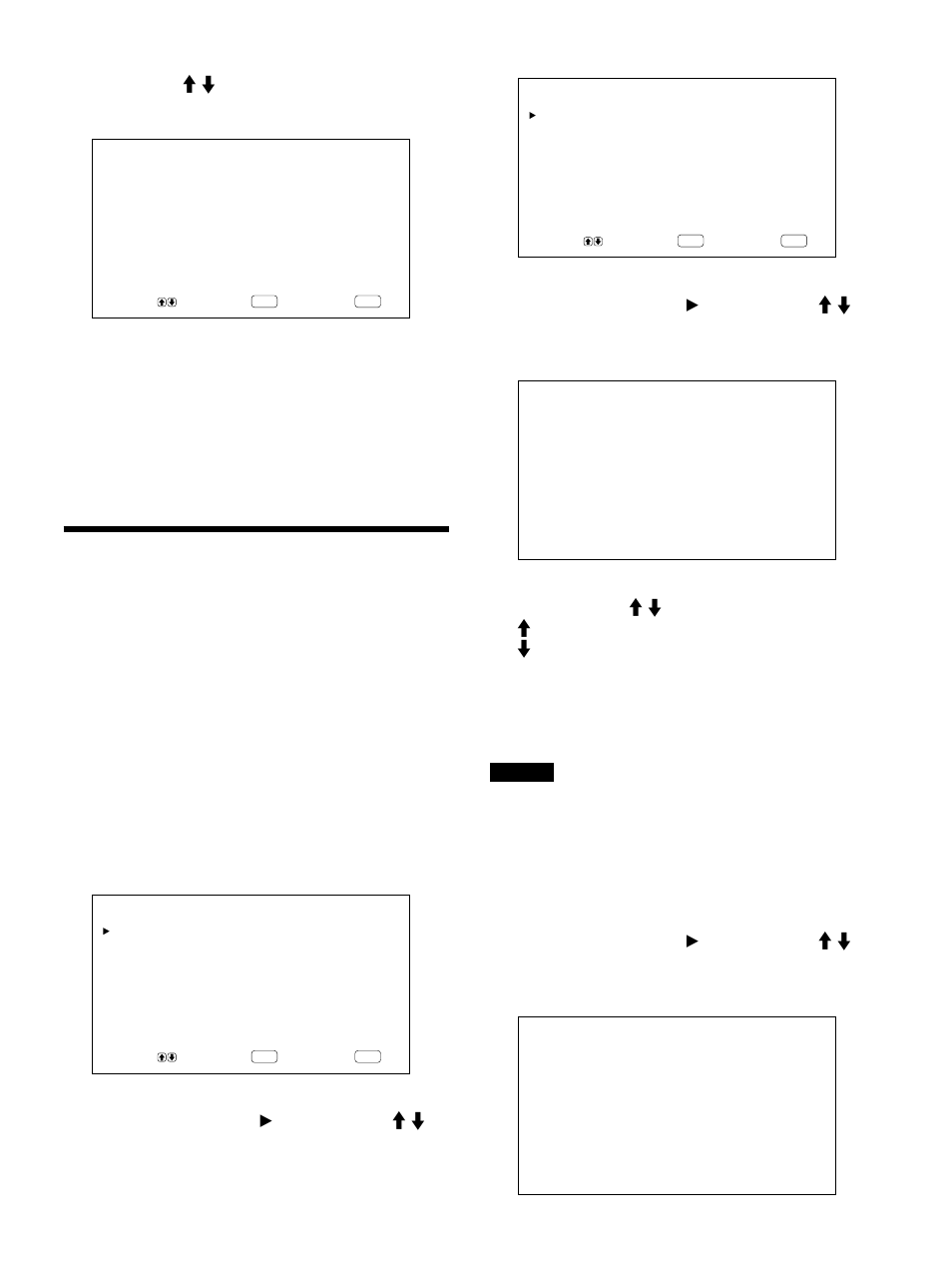 Einstellen von bildgr圦e und bildposition, Einstellen der bildgr圦e, Einstellen von bildgröße und bildposition | Einstellen der bildgröße, Drücken sie m/m. “nein” wird zu “ja | Sony 500A3WE User Manual | Page 105 / 244