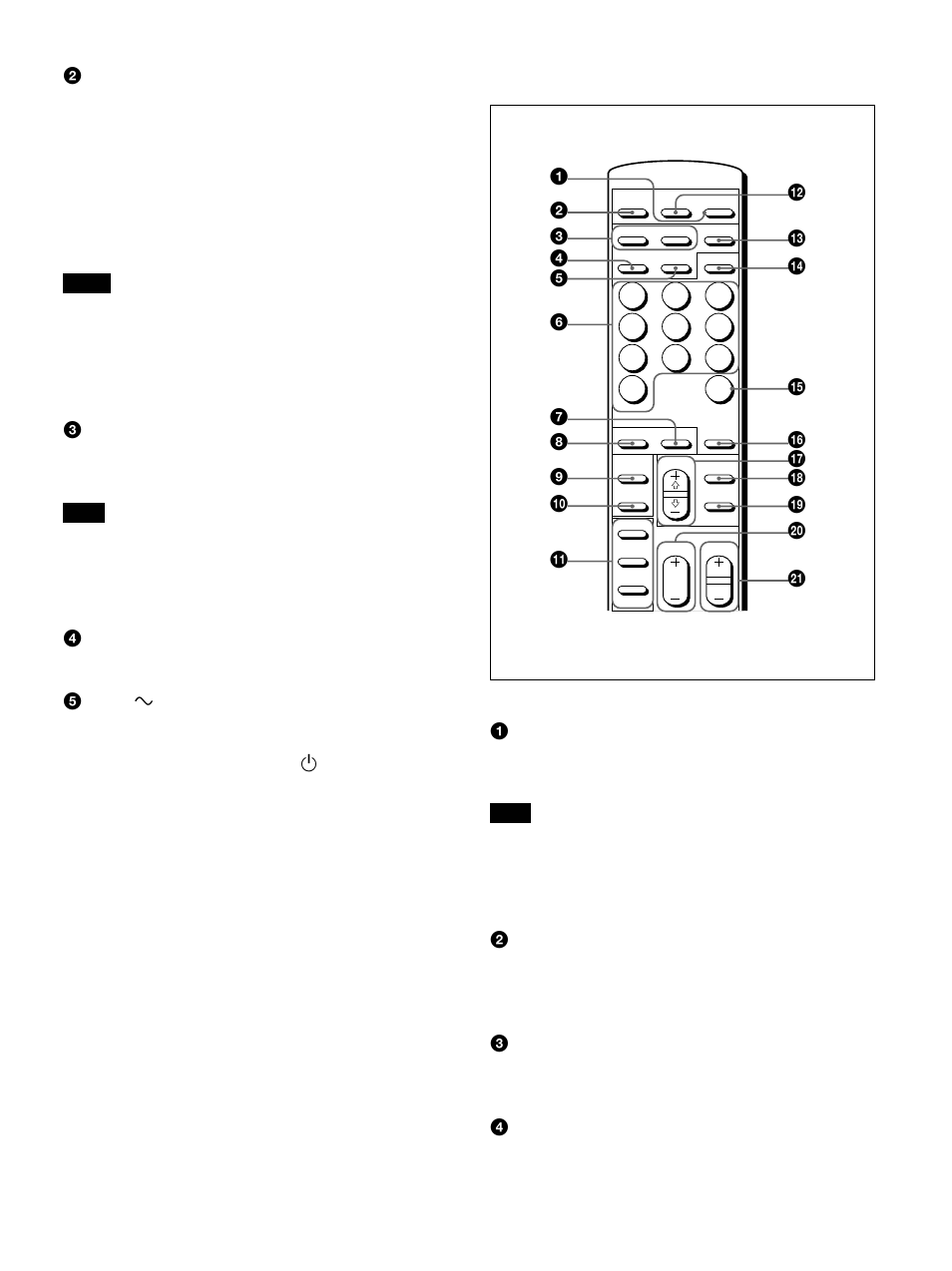 Mando a distancia rm-921 | Sony 500A3WE User Manual | Page 131 / 244