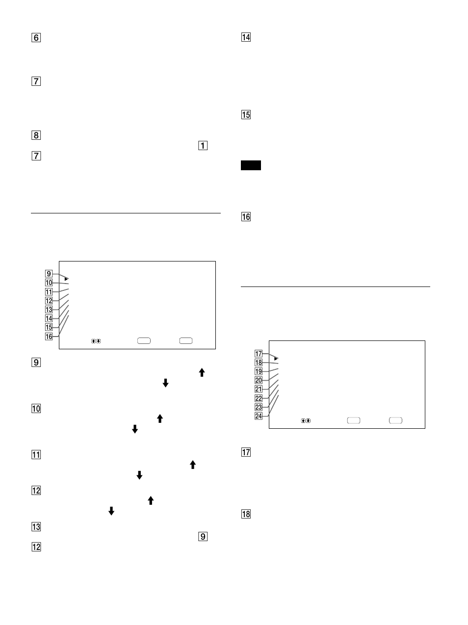 Menú tamaño imagen, Menú config, 6 temp color cambia la temperatura de color | Sony 500A3WE User Manual | Page 137 / 244