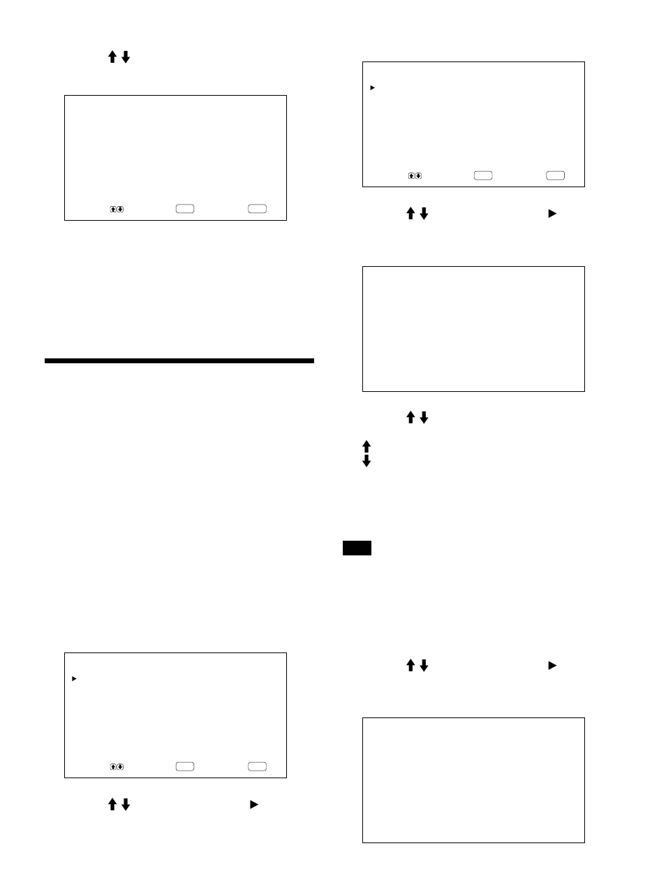 Modifica delle dimensioni dellﾕimmagine, Modifica delle dimensioni dell’immagine, Premere m/m. “no” diventa “sì | Premere ent. il monitor torna al menu dimen immag | Sony 500A3WE User Manual | Page 185 / 244