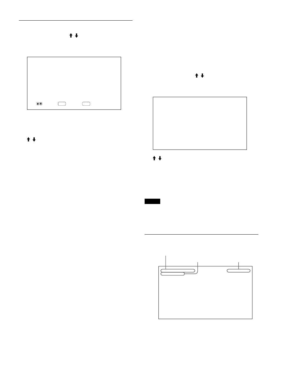 入力信号の情報とモニターの設定状態の表示について | Sony 500A3WE User Manual | Page 223 / 244