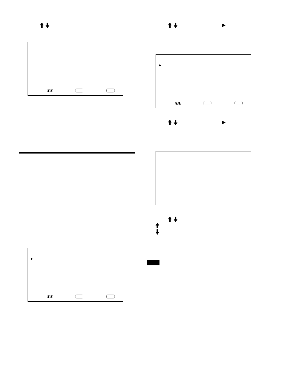 Resizing and positioning the picture, Resizing the picture, Press m/m. “no” changes to “yes | Press ent. the menu returns to the pic size menu | Sony 500A3WE User Manual | Page 25 / 244