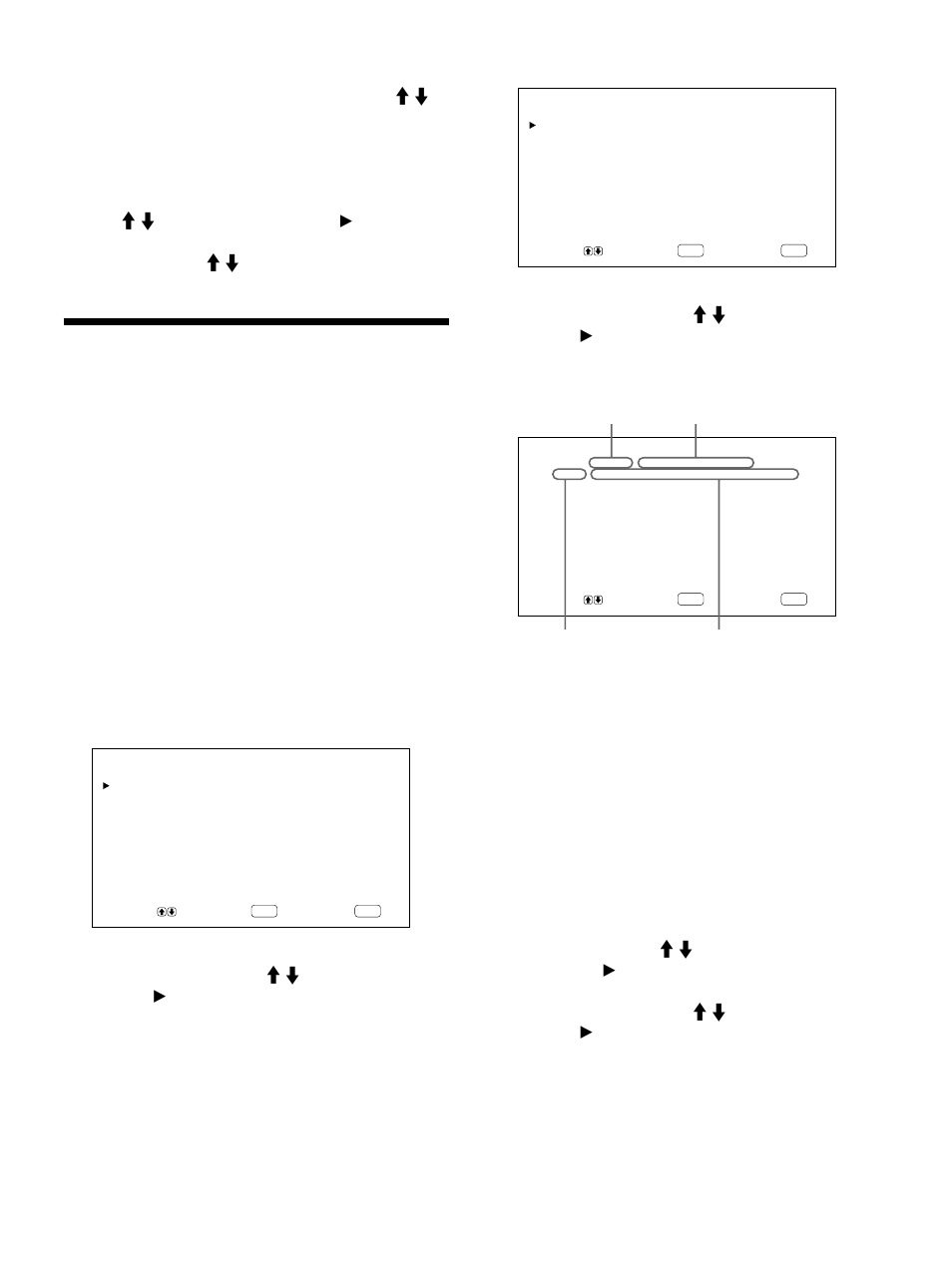 Utilisation des fonctions de la m士oire, M士orisation des r使lages actuels, Utilisation des fonctions de la mémoire | Mémorisation des réglages actuels | Sony 500A3WE User Manual | Page 69 / 244
