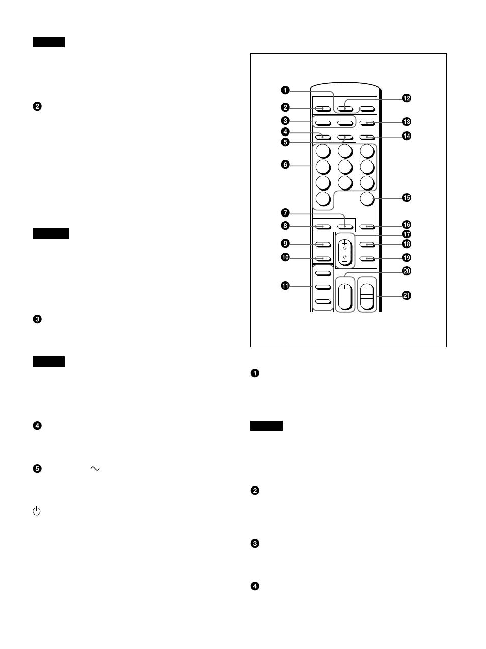 Fernbedienung rm-921 | Sony 500A3WE User Manual | Page 91 / 244