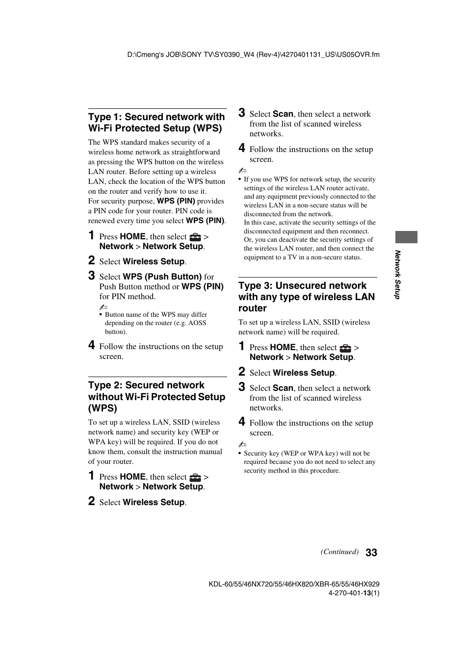 Sony XBR-65HX929 User Manual | Page 33 / 40