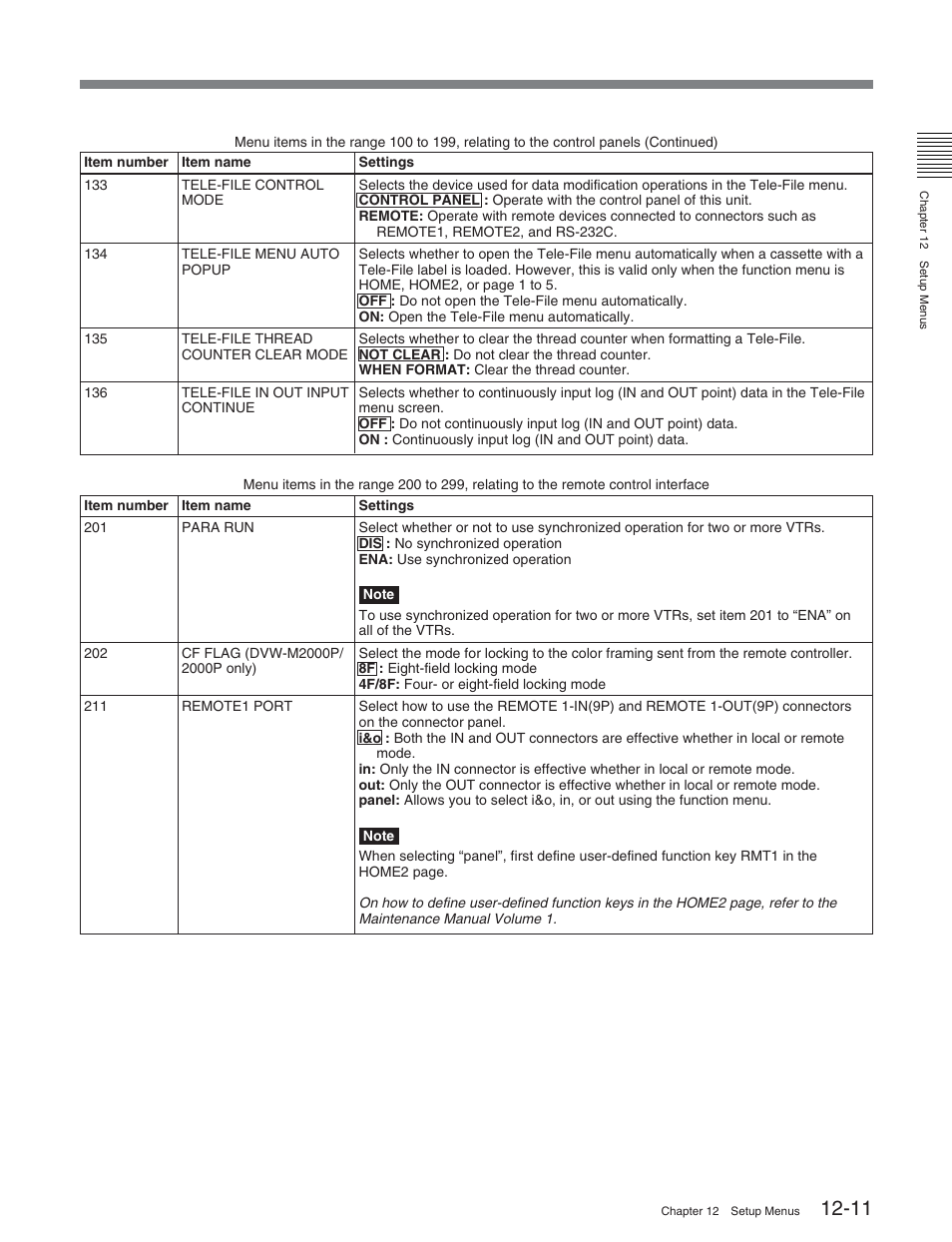 Sony DVW-2000 User Manual | Page 117 / 155