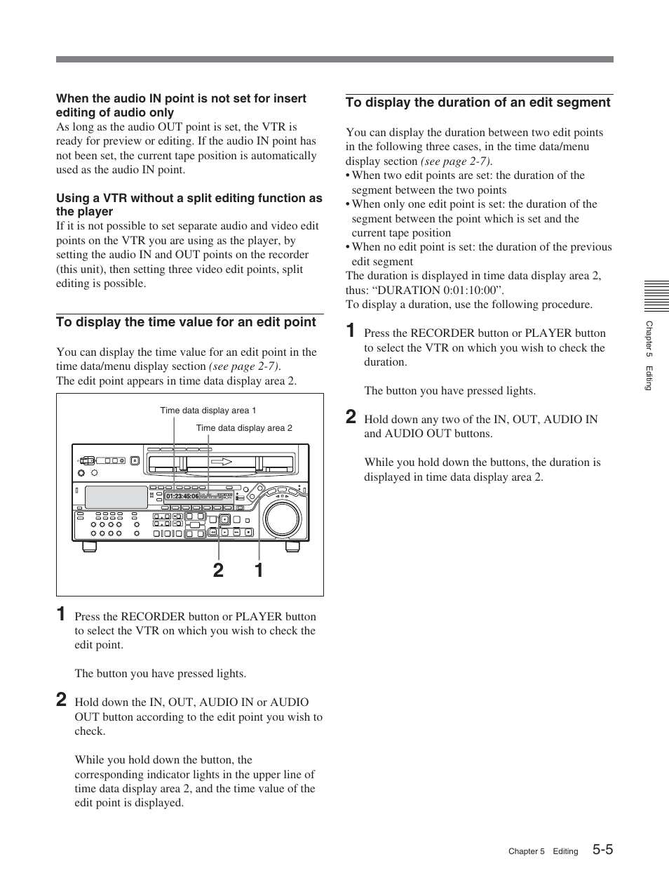 Sony DVW-2000 User Manual | Page 60 / 155
