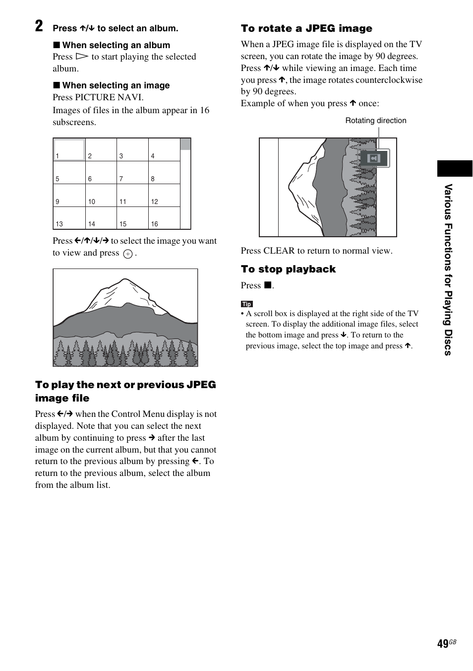 Sony DAV-HDX265 User Manual | Page 49 / 104