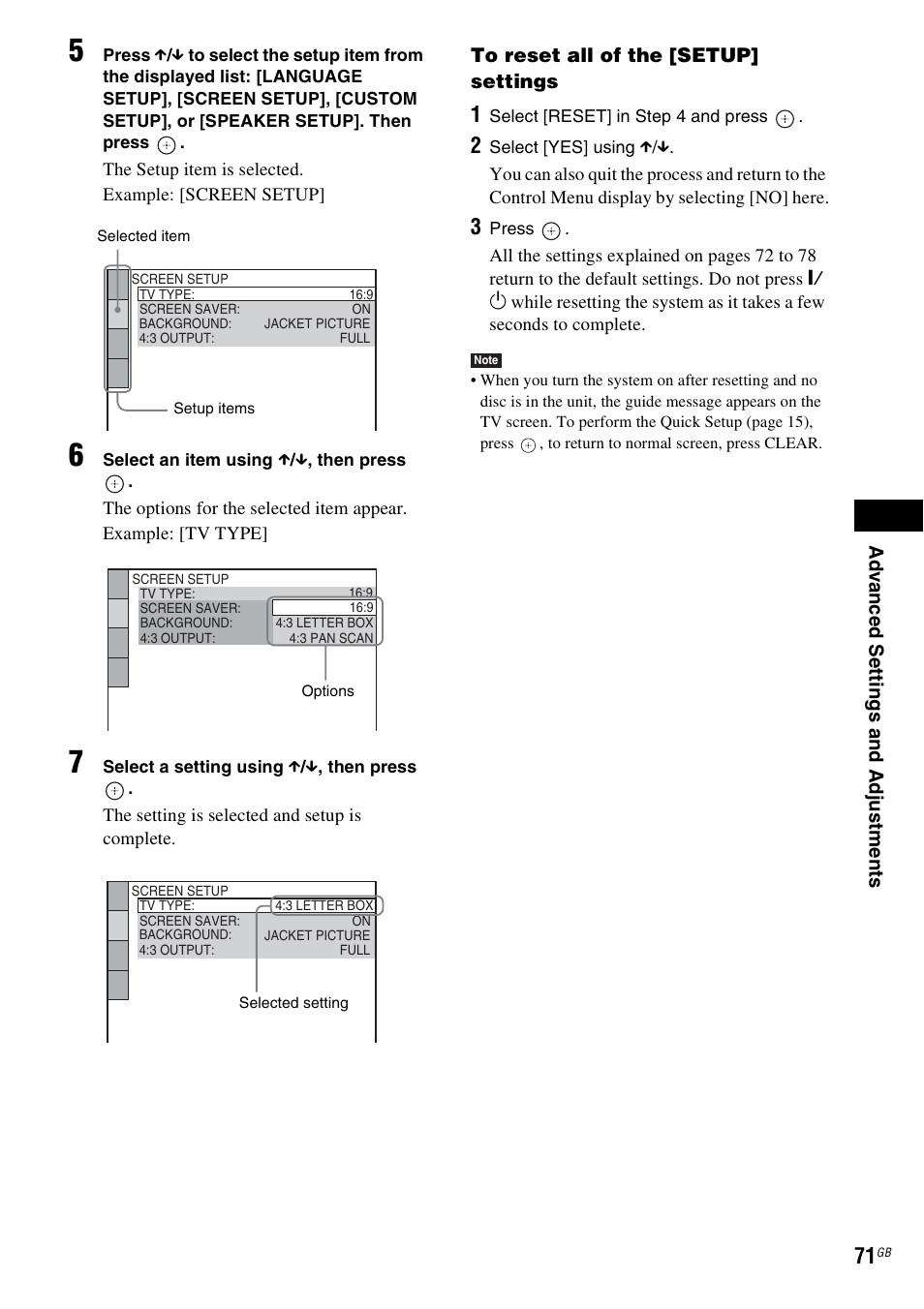 Sony DAV-HDX265 User Manual | Page 71 / 104