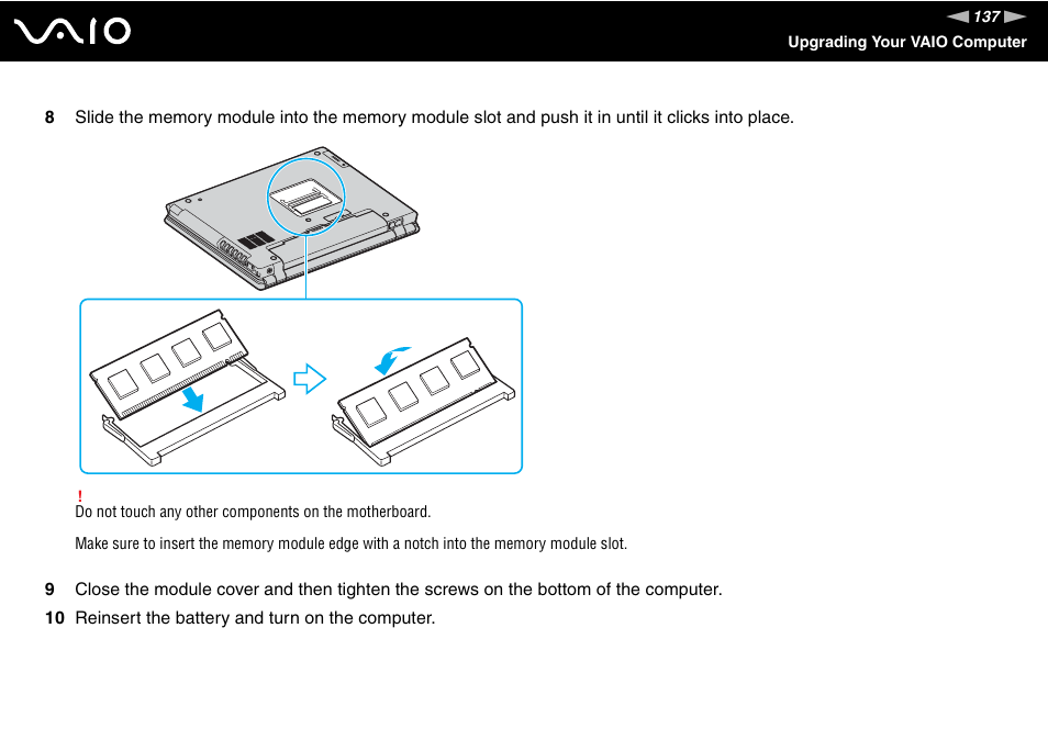 Sony VGN-BX500 User Manual | Page 137 / 217
