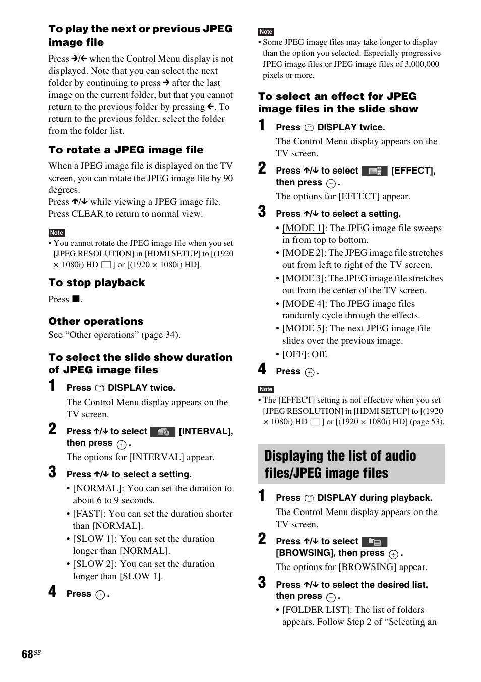 Sony 3-285-995-11(1) User Manual | Page 68 / 116