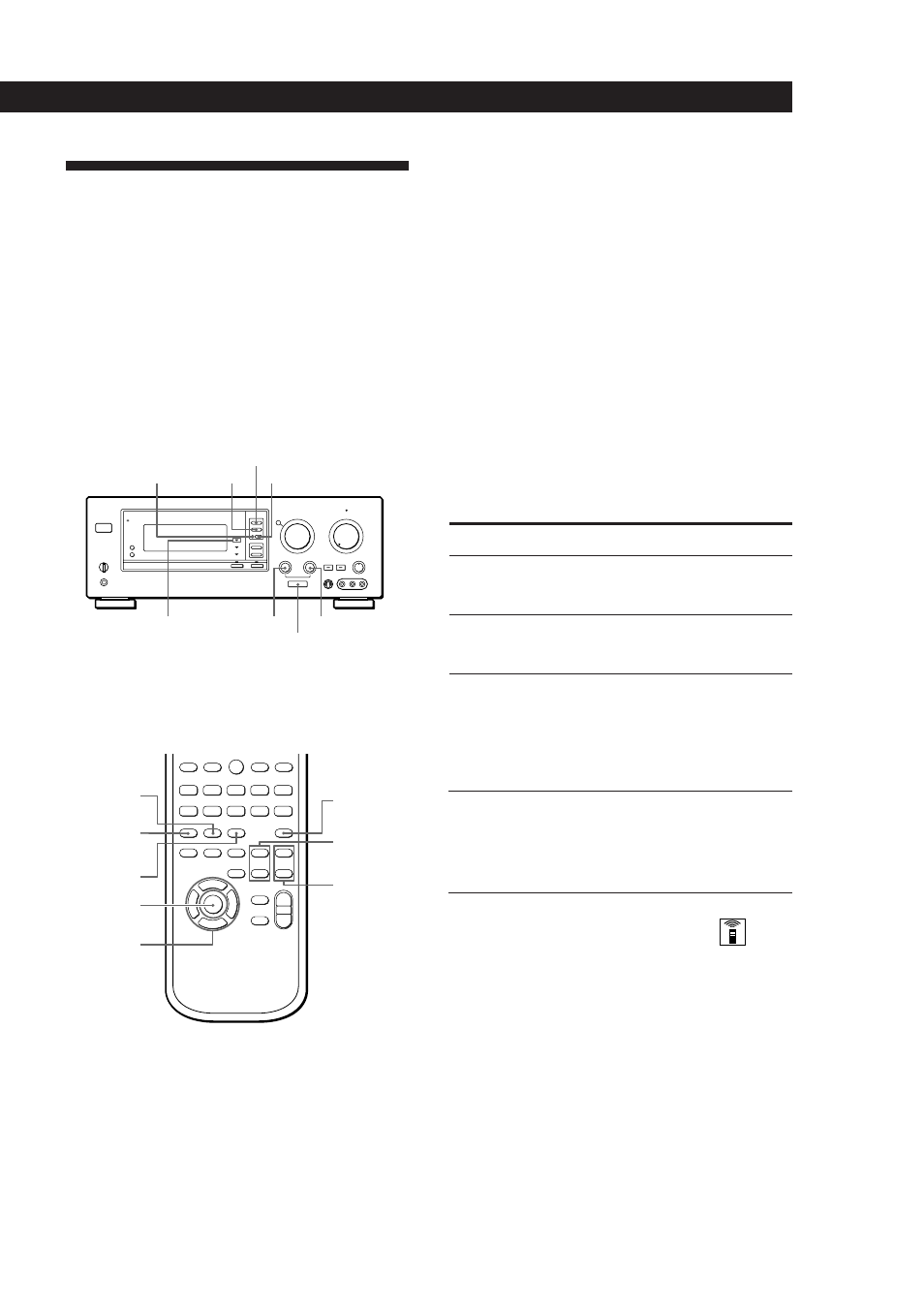 Utilisation du son surround, Sélection du mode de canal central, Réglage du volume des enceintes | Sony TA-VA8ES User Manual | Page 42 / 114