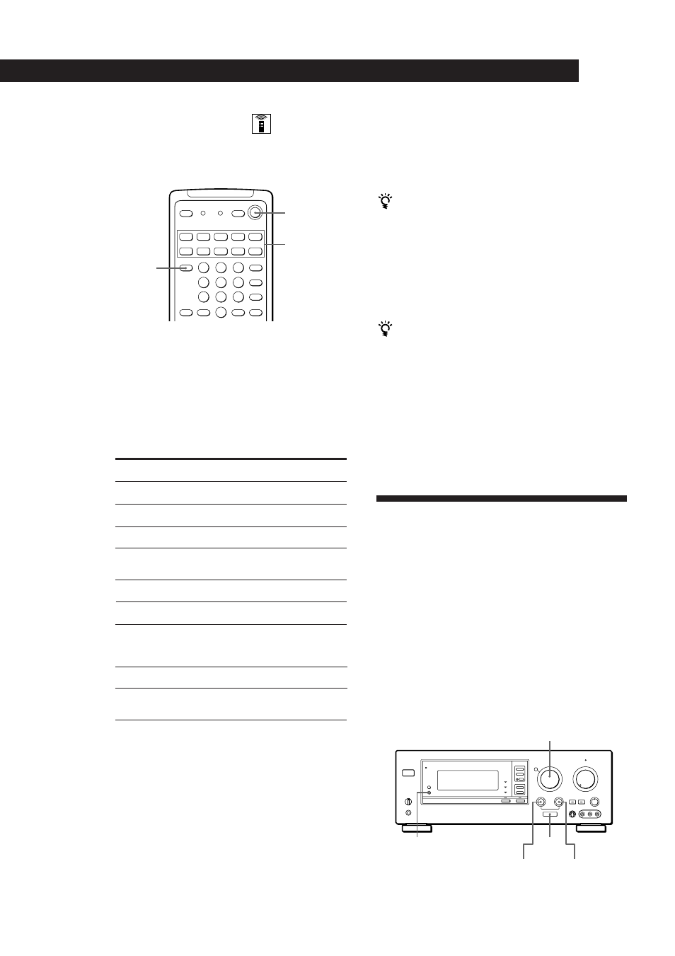 Indización de fuentes de programas | Sony TA-VA8ES User Manual | Page 64 / 114