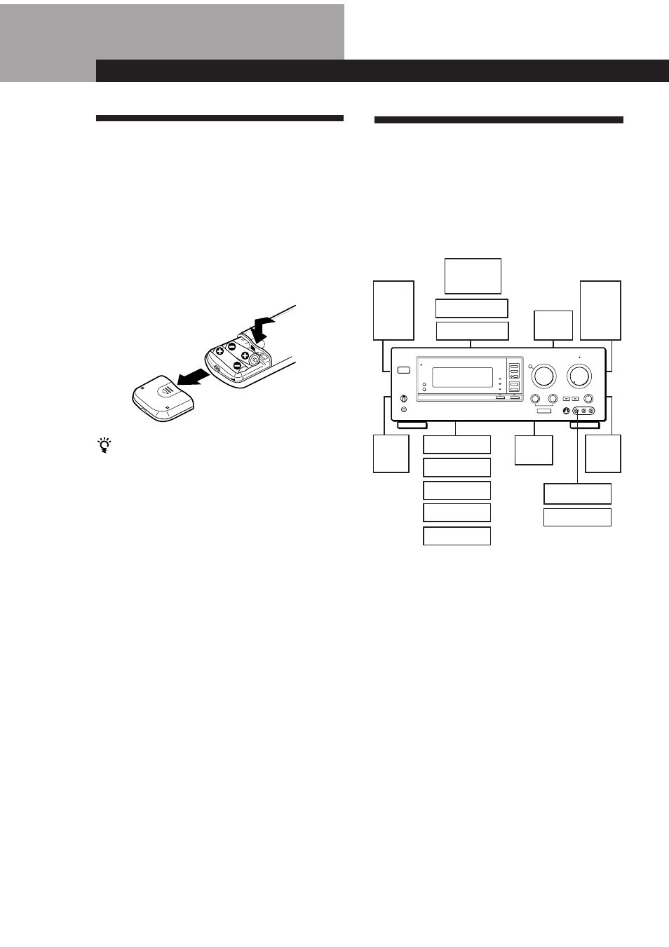 Sµ ß, ªª±±ж а q, L®œ•œ•h´e | Sony TA-VA8ES User Manual | Page 87 / 114