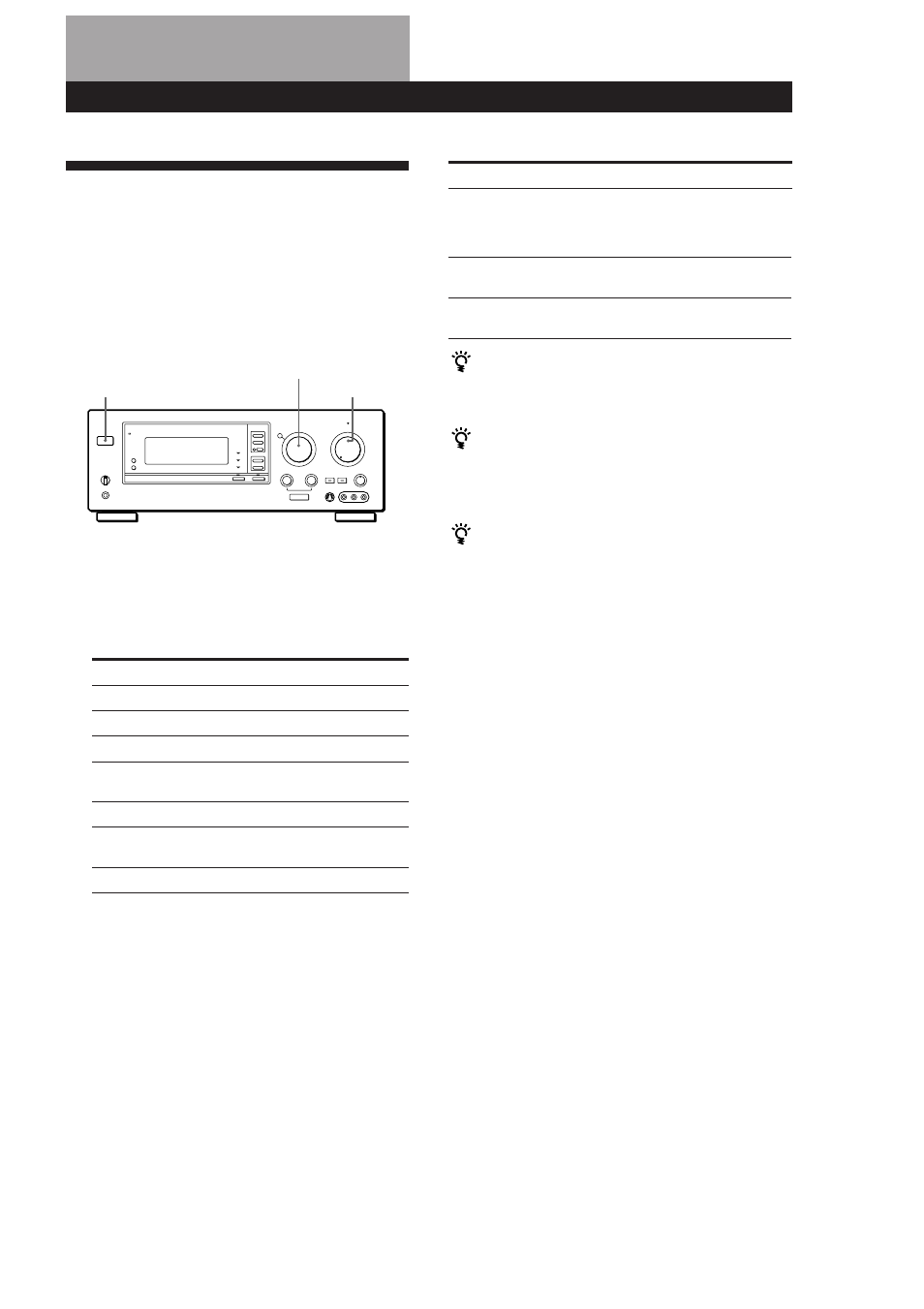 Selecting a component, Amplifier operations, Watching video programs | Sony TA-VA8ES User Manual | Page 9 / 114