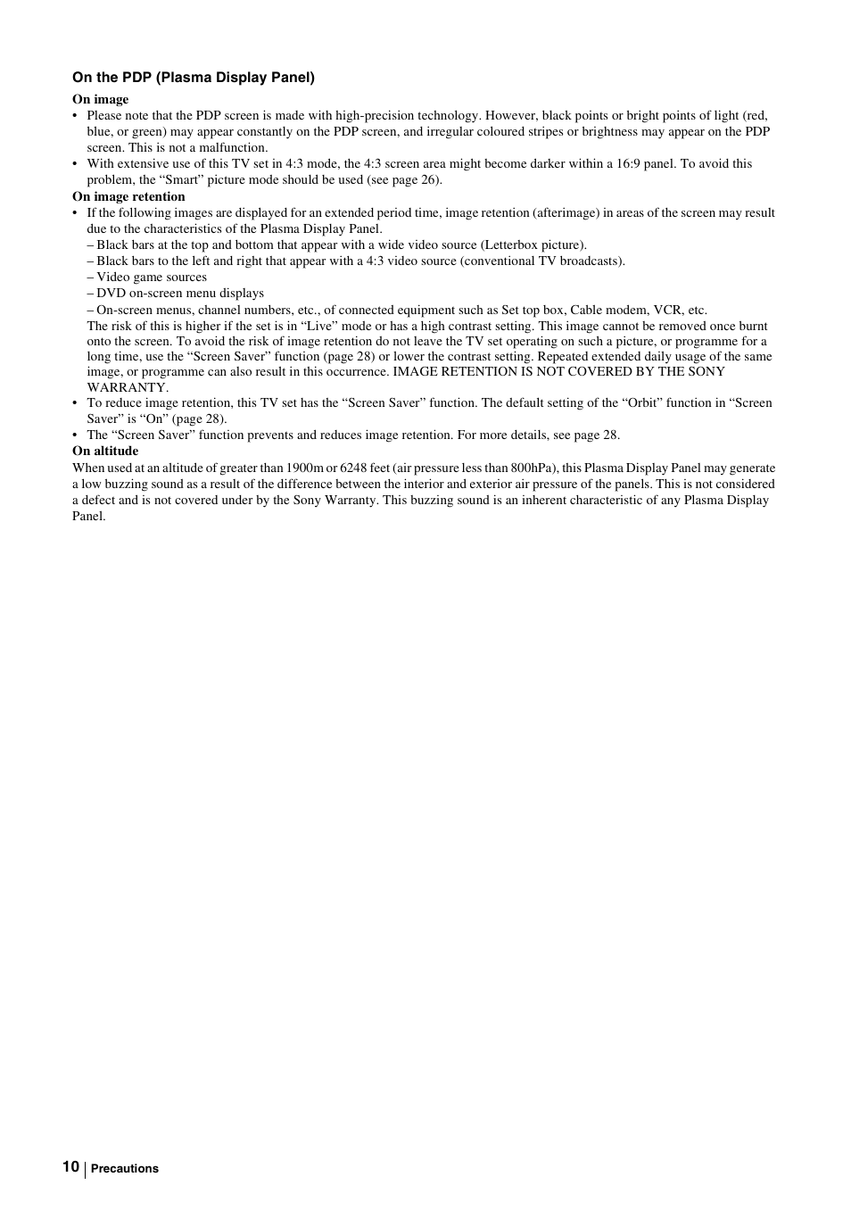 Sony KE-P37M1 User Manual | Page 12 / 204