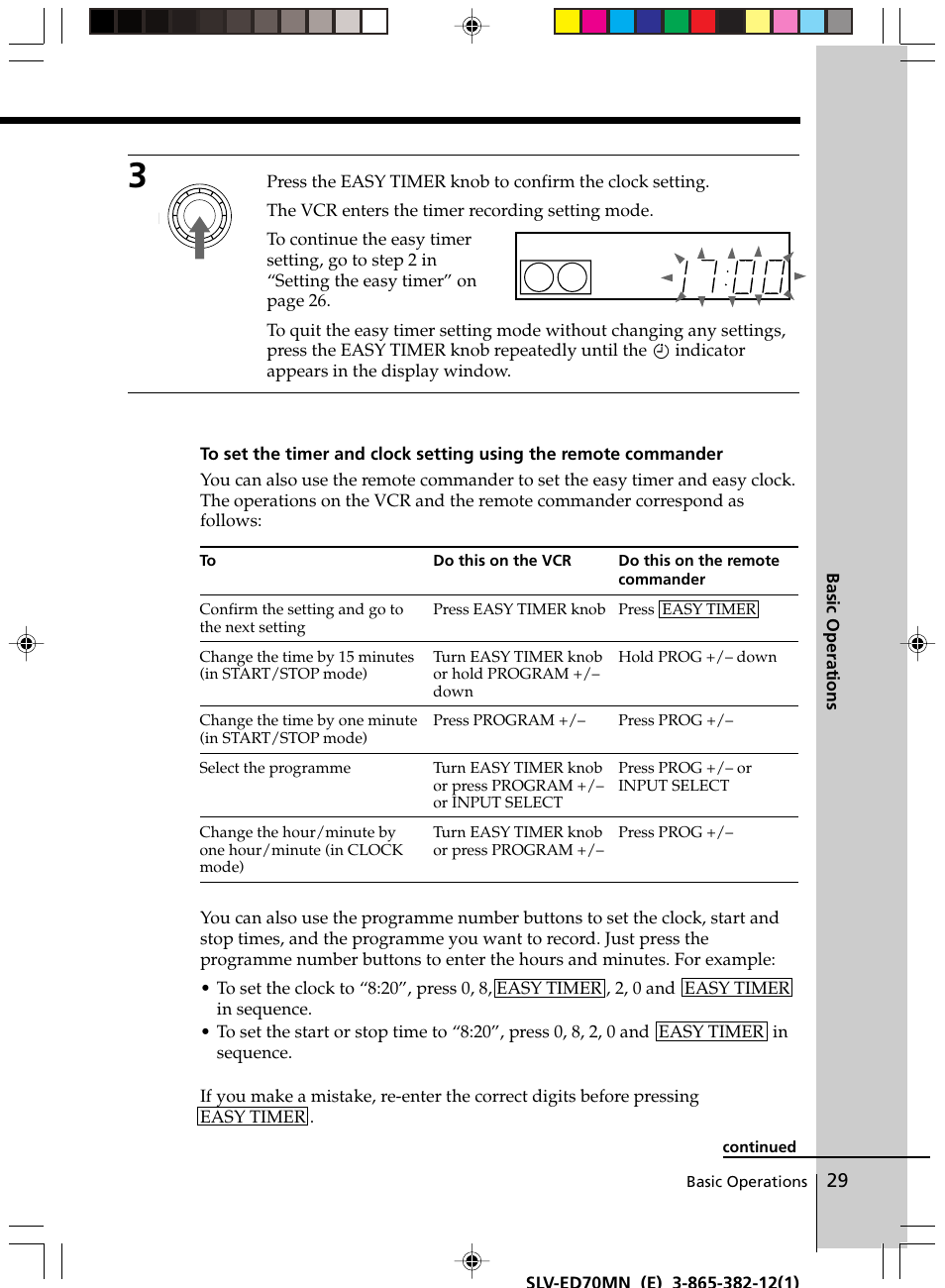 Sony SLV-ED70MN User Manual | Page 29 / 55